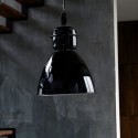 Suspension XL style atelier métal House Doctor Volumen noir