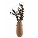 madam stoltz vase gres rouge rustique ovale terracotta