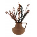 vase rustique terracotta gres avec poignee madam stoltz