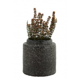 cache pot rustique gres pierre de lave volcanique madam stoltz