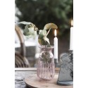 petit vase a jacinthe verre rose transparent ib laursen