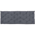 ib laursen grand matelas de transat bleu toile de coton 70 x 190 cm