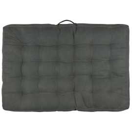 matelas de sol epais gris coton ib laursen 80 x 120 cm