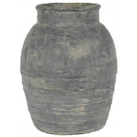grand pot jarre en ciment style brut brocante ib laursen