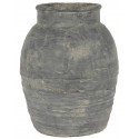 grand pot jarre en ciment style brut brocante ib laursen