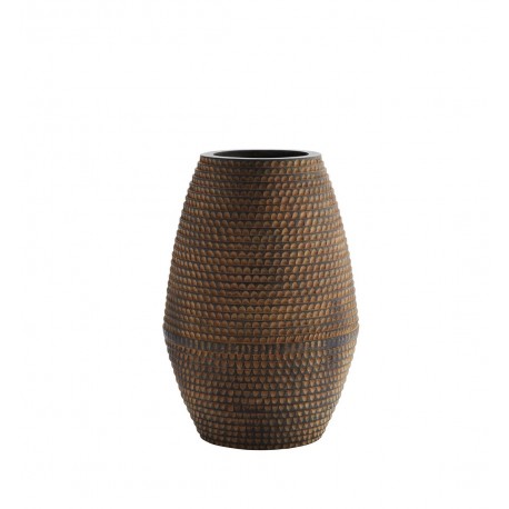 madam stoltz jarre grand vase texture style ethnique terre cuite