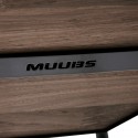 Tabouret de bar rond bois massif métal Muubs Move 65