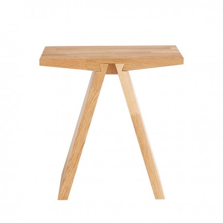 muubs tabouret design epure bois chene clair massif