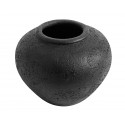 Vase terre cuite brute surface lunaire Muubs Luna 26