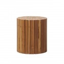 Table d'appoint design rondin de bois House Doctor Teaky