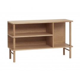 Commode ouverte design scandinave bois Hübsch