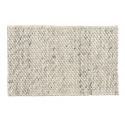 tapis descente de lit blanc ivoire laine nordal lara 60 x 90 cm
