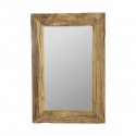 Miroir mural bois brut recyclé House Doctor Pure Nature