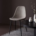 Chaise design confortable velours côtelé House Doctor Found