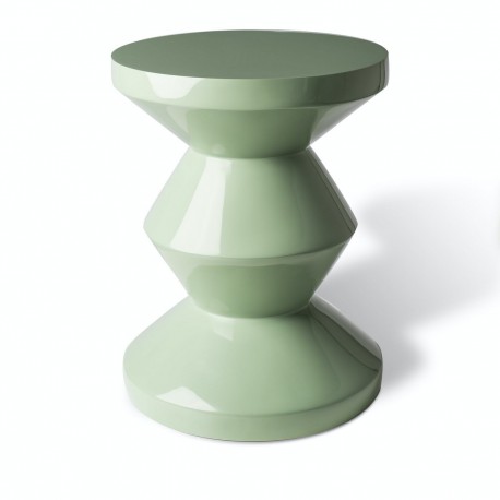 pols potten zig zag tabouret design vert olive