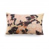 hk living coussin reversible fleurs motif japonais geometrique