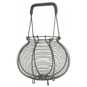 panier rond a oeufs oignons vintage metallique ib laursen