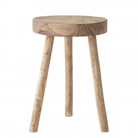 tabouret rond bois recycle bloomingville banu