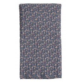 Blaue Steppdecke mit Blumenmuster von Bloomingville