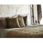 Housse de coussin brodé Madam Stoltz vert
