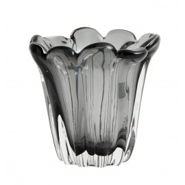 Petit vase verre teinte style retro Nordal Kataja gris