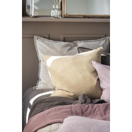 Housse de coussin rectangulaire velours IB Laursen grège