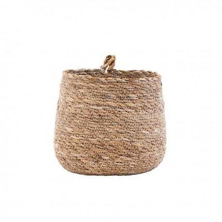 house doctor hang cache pot jonc de mer naturel