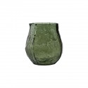 Petit vase verre surface rugueuse rustique House Doctor Moun vert