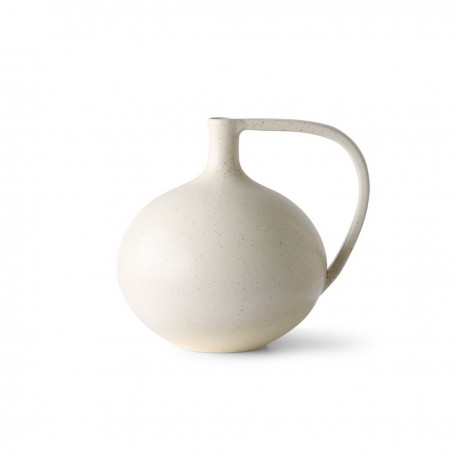 Vase boule design grès poignée HK Living