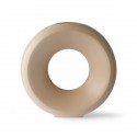 Vase cercle design grès HK Living beige