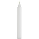 Bougie flambeau rustique IB Laursen blanc