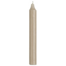 bougie pour chandelier rustique beige ib laursen 18 cm