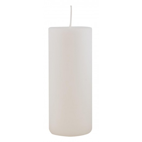 bougie cylindrique longue duree blanche ib laursen