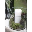 bougie cylindrique longue duree blanche ib laursen