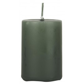 bougie cylindre vert fonce ib laursen 6 cm