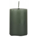 bougie cylindre vert fonce ib laursen 6 cm