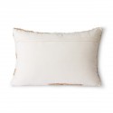 hk iving coussin fluffy style classique chic rectangulaire blanc beige