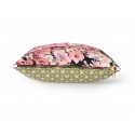 hk living doris coussin reversible fleuri corail vert