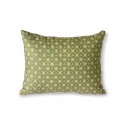 hk living doris coussin reversible fleuri corail vert