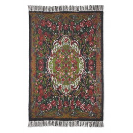 Tapis style kilim imprimé floral HKliving