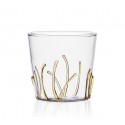 ichendorf milano verre decor en relief herbe ambre