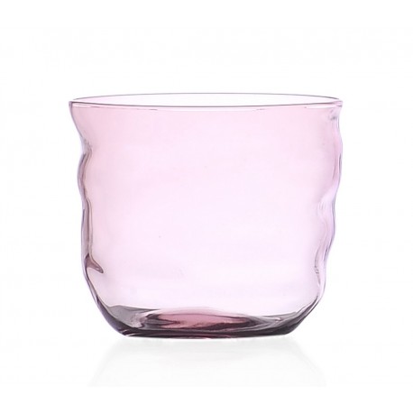 ichendorf milano poseidon gobelet design verre souffle rose