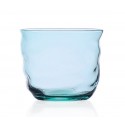 ichendorf milano poseidon verre souffle design deforme bleu turquoise
