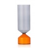vase design verre souffle ichendorf bouquet bicolore orange gris