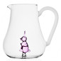Pichet verre soufflé lapin Ichendorf Animal Farm