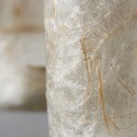 house doctor photophore verre delicat habille en fibres de coton beige