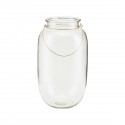 house doctor vase bocal xxl verre avec poignee fil de fer laiton adena