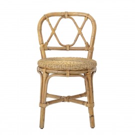 bloomingville chaise rotin tresse naturel style campagne julietta