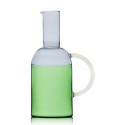 ichendorf tequila carafe verre souffle bicolore vert gris