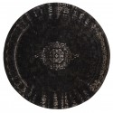 Tapis rond baroque vintage tissé jacquard Nordal